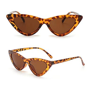 Imagem de 1 peça Óculos de Sol Sexy Cat Eye Triângulo Óculos Retro Feminino UV400 Óculos de Sol Polarizado Streetwear Tendência Moda Senhoras Glasse,C20,outros