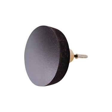 Imagem de 1 Gancho Pendurador de Parede MDF 15mm Bola Cor:Preto