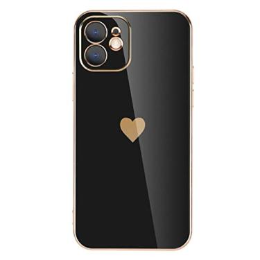 Imagem de Capa de telefone de proteção de lente de revestimento sólido para iPhone 12 11 Pro Max X XR XS Max 7 8 6 6s Plus SE 3 2022 13 Pro Max Capa macia, preta, para iPhone13 Pro Max