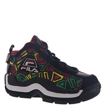 Imagem de Fila Boy's Grant Hill 2 (Little Kid) Black/Jelly Bean/Lemon Tonic 2 Little Kid M