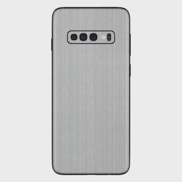 Imagem de Skin Premium - Adesivo Estampa Aço Escovado Samsung Galaxy S10