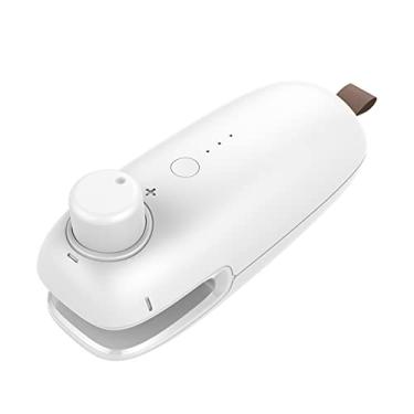 Imagem de Bolsa de armazenamento de alimentos portátil USB seladora de bolso revendedora ferramenta de selagem desligamento automático