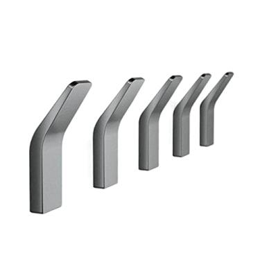 Imagem de KIZQYN Ganchos de casaco ganchos de metal, tapeçarias de parede, ganchos de cabide de casaco atrás da porta de entrada do banheiro do banheiro, ganchos de casaco montado na parede rack de casaco