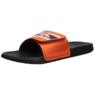 Imagem de FOCO Sandália masculina com logotipo do time NFL Sport Gel de banho