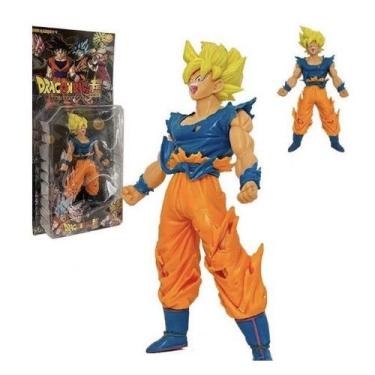 Boneco Action Figure Miniatura Goku ssj Super Sayajin 1 Colecionáveis  DragonBall Z Super 20cm 6 em Promoção na Americanas