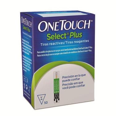 Imagem de Tiras Reagentes One Touch Select Plus Com 50 Unidades - (34693) - Onet