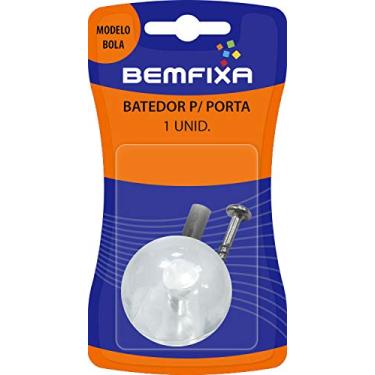 Imagem de Batedor Para Porta - Modelo Bola Bemfixa Transparente