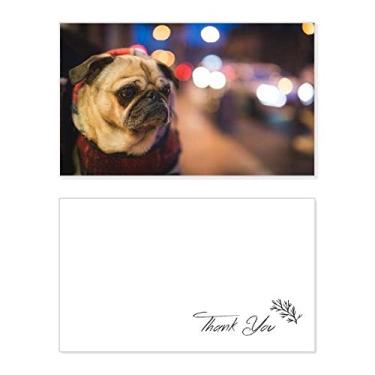 Imagem de Dog Pet Animal Lonely Foto Cartão de agradecimento Aniversário Recebimento Casamento Agradecimento