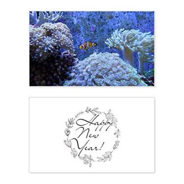 Imagem de Oceano Coral Science Clownfish Nature Picture New Year Festival Cartão Bless Message Present