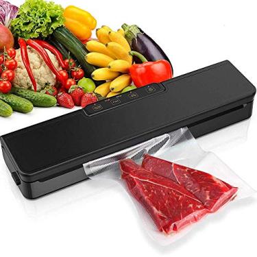 Imagem de Vacuum Sealer Machine, Lightweight Food Saver with Dry & Moist Modes, Automatic Food Sealer Machine for Sous Vide Cooking and Food Storage, With 10 BPA-Free Seal Bags & 1 Hose LATT LIV