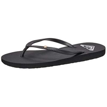 Imagem de Roxy Sandália feminina com estampa de bermudas, Carvão, 41