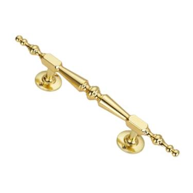 Imagem de Guarda-roupa com porta de correr de madeira maciça dourada Maçaneta da porta do gabinete e maçanetas da gaveta Hardware, 30cm