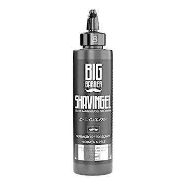 Imagem de Shaving Gel Barbear Bisnaga Big Barber Cream 300ml Profissional