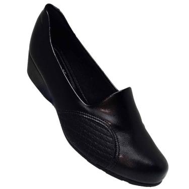 Imagem de Sapato Modare Anabela 7014.229 Feminino - Preto
