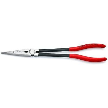 Imagem de KNIPEX Ferramentas - Alicate de ponta de agulha extralongo, garras retas (2871280), vermelho