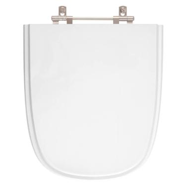 Imagem de Assento Sanitário Tampa de Vaso Madeira MDF Laqueado Ibiza para bacia Incepa 6lpf