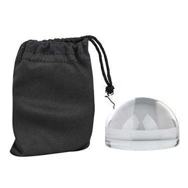 Imagem de Lupa De Papel OKJHFD, Lupa De Cúpula, Lupa óptica 6X Cúpula De Papel Portátil Para Leitura, Lupa De Acrílico, Lupa Portátil Com Caixa De Presente E Bolsa De Polimento