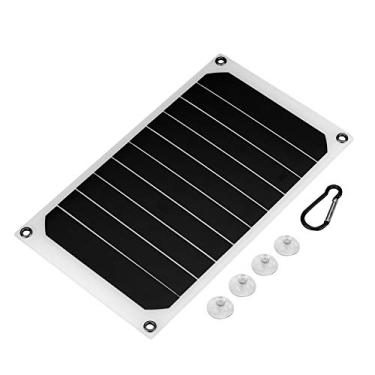 Imagem de QANYEGN Carregador De Painel Solar Portátil De 10 W, Carregador Solar Dobrável, Painel De Emergência, à Prova D'água, Classificação IP64, Saída USB De 5 V Para Telefones Celulares, Tablets, Câmeras
