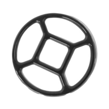 Imagem de Fogão a gás wok suporte anéis wok suporte de segurança antiderrapante wok rack para restaurante fogão café e expresso, preto