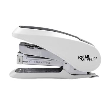 Imagem de GRAMPEADOR METAL MENOS ESFORÇO OFF-WHITE P/ 30 FOLHAS - CAIXA C/ 1 UND JOCAR OFFICE