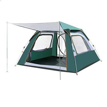 Imagem de Barraca automática de acampamento barraca de vinil protetor solar automático para viagens caminhadas barracas acampamento ao ar livre 3-4/5-8 pessoas (5 8 pessoas (Pu)) Olá