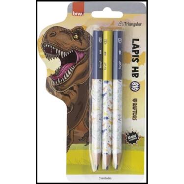 Imagem de Lapis Preto Triangular Big Hb Estampado Raptors Sorti Bl Com 03 109993