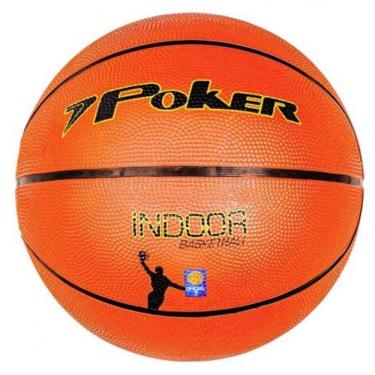 Imagem de Bola Basquete Poker Adulto Indoor Oficial Tamanho 7