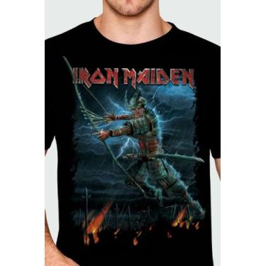 Imagem de Camiseta Iron Maiden Eddie Senjutsu Samurai The Parchment Of0139 Rch -
