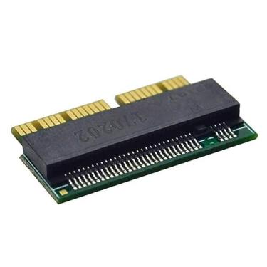 Imagem de ZEZEFUFU Adaptador de conversão SSD M.2 NVME para Macbook Air Pro 2013 2014 2015 2016 2017, 12+16 pinos M.2 NGFF M-Key SSD