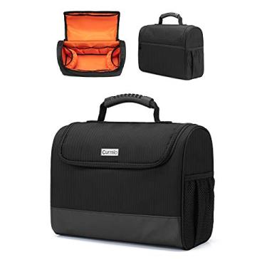 Imagem de CURMIO Kit de bartender, bolsa de transporte portátil de viagem com alça de borracha para conjunto de ferramentas de bar, para festa de pátio interno e externo em casa, preta