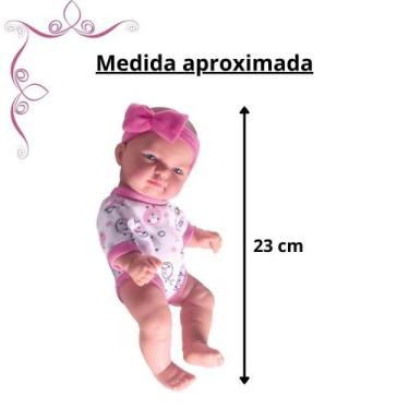 Imagem de Boneca Bebê Cheirinho De Amor Petit Reborn Acordada Milk 443