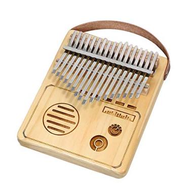 Imagem de Piano de polegar com 17 teclas, Kalimba para amantes de música, teclado de percussão de dedo Marimba, piano de dedo de bolso, piano Mbira para amantes de música SpruceA
