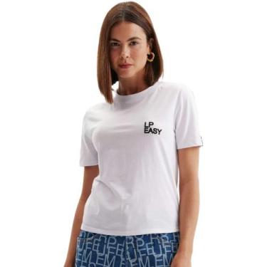 Imagem de Camiseta Babylook Easy Lança Perfume Ou24 Branco Feminino