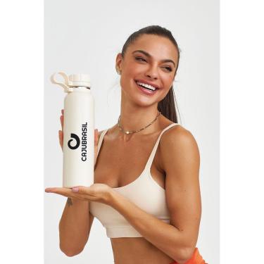 Imagem de Garrafa Termica com Infusor de Bebidas Cajubrasil Off White