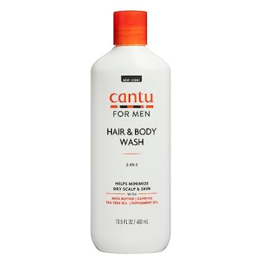 Imagem de Cantu Shampoos 3 em 1 para homens com Condicionador Bodywash 400 ml (pacote com 3)