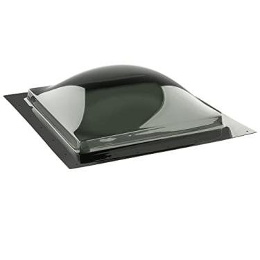 Imagem de RecPro Claraboia Externa Domo RV | Claraboia Externa Universal de 35,5 x 35,5 cm (14" x 14") (Fumaça)