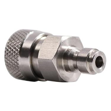 Imagem de Paintball PCP Adaptador de plugue de desconexão rápida macho de 8 mm com adaptador de acoplamento de desconexão rápida fêmea de 8 mm acoplador de aço inoxidável HPA CO2 conector de refil de tanque de