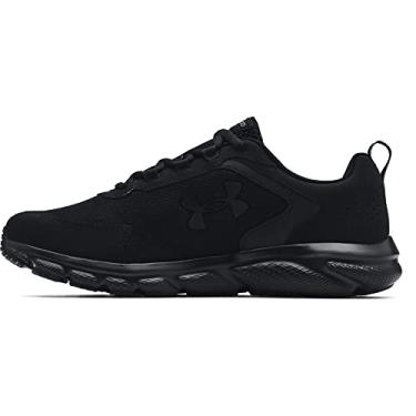 Imagem de Under Armour Charged Assert 9 Tênis de corrida masculino, Preto/preto, 11 X-Wide