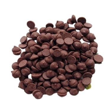 Imagem de Chocolate em Gotas 70% Cacau Vegano Sem Açúcar 1kg, Sem Lactose, Sem Glúten