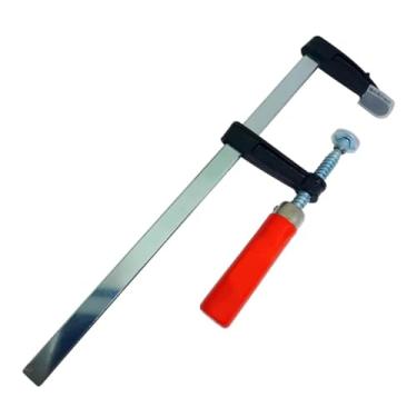 Imagem de Grampo Sargento de Ferro, 50x300mm, com Proteção de Plástico, para Marcenaria e Serralheria