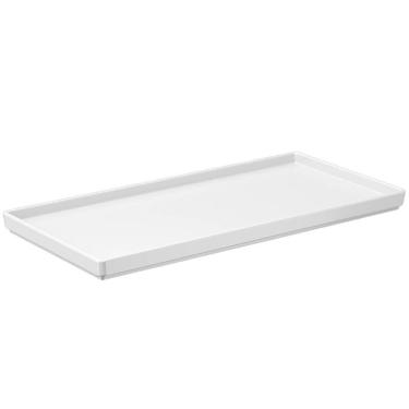 Imagem de 24 Travessas Retangulares Servir Petiscos 27x13cm Comida Japonesa Branco Bandeja Decorativa Uno Coza