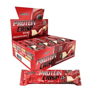 Imagem de Protein Crisp Bar Cheesecake de Frutas Vermelhas - Integralmédica 12 Un.