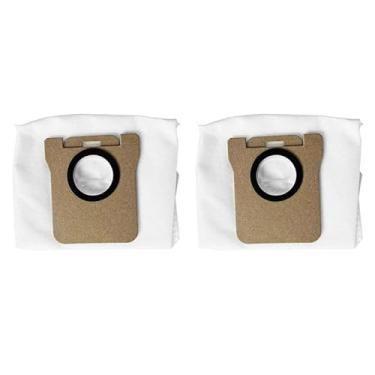 Imagem de Saco de pó de 2 peças compatível com Xiaomi X10 B101CN X10+ M30 X20 Max X20 Pro D102GL D109GL M30Pro C107 M30S D103CN X20+ C102 X20 Plus Dreame L10S Ultra L20Ultra C102CN L20 L Aspirador de pó robô 30