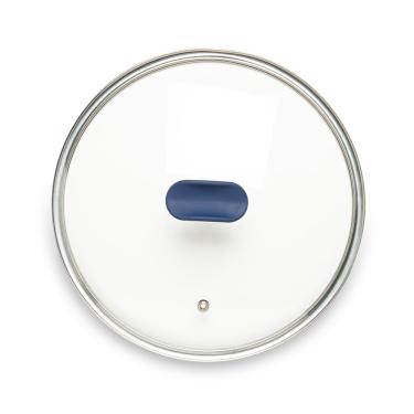 Imagem de Tampa de Vidro Ichef Polishop - Shark Series - 28Cm - Azul | Azul 28 cm