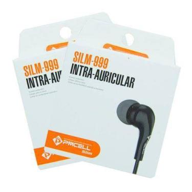 Imagem de Fone De Ouvido P2 Pmcell Slim999, Preto, Intra-auricular, Slim999