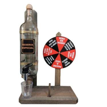 Imagem de Pingometro 1 Litro com roda shot Roleta e copo incluso - Decore Casa