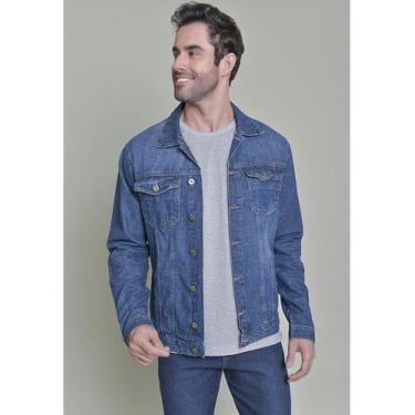 Imagem de Jaqueta Jeans Lemier Collection Masculino, P, Azul