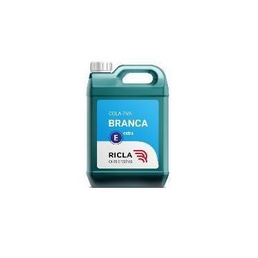 Imagem de Cola Branca Para Marcenaria Madeira Mdf Formica Extra 5KG (RICLACOL 15