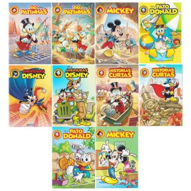 Imagem de Gibi Disney Culturama Coletânea 10 Volumes Sem Repetição