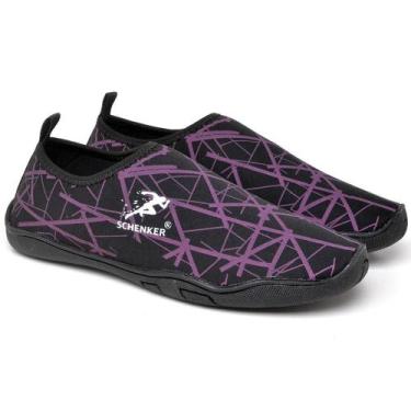 Imagem de Sapatilha Aquática Masculina Antiderrapante Elástico Esporte - Polo Bl